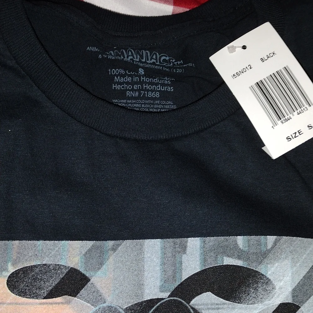 Women Animaniacs Shirt Black Size S - Picture 3 of 5